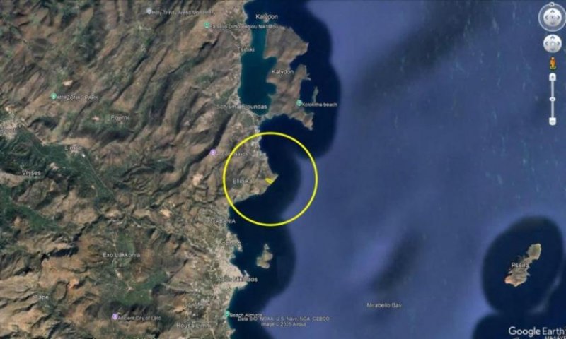 Schisma Eloundas Kreta, Elounda: Großes, erstklassiges Grundstück in erster Meereslinie zu verkaufen Grundstück kaufen